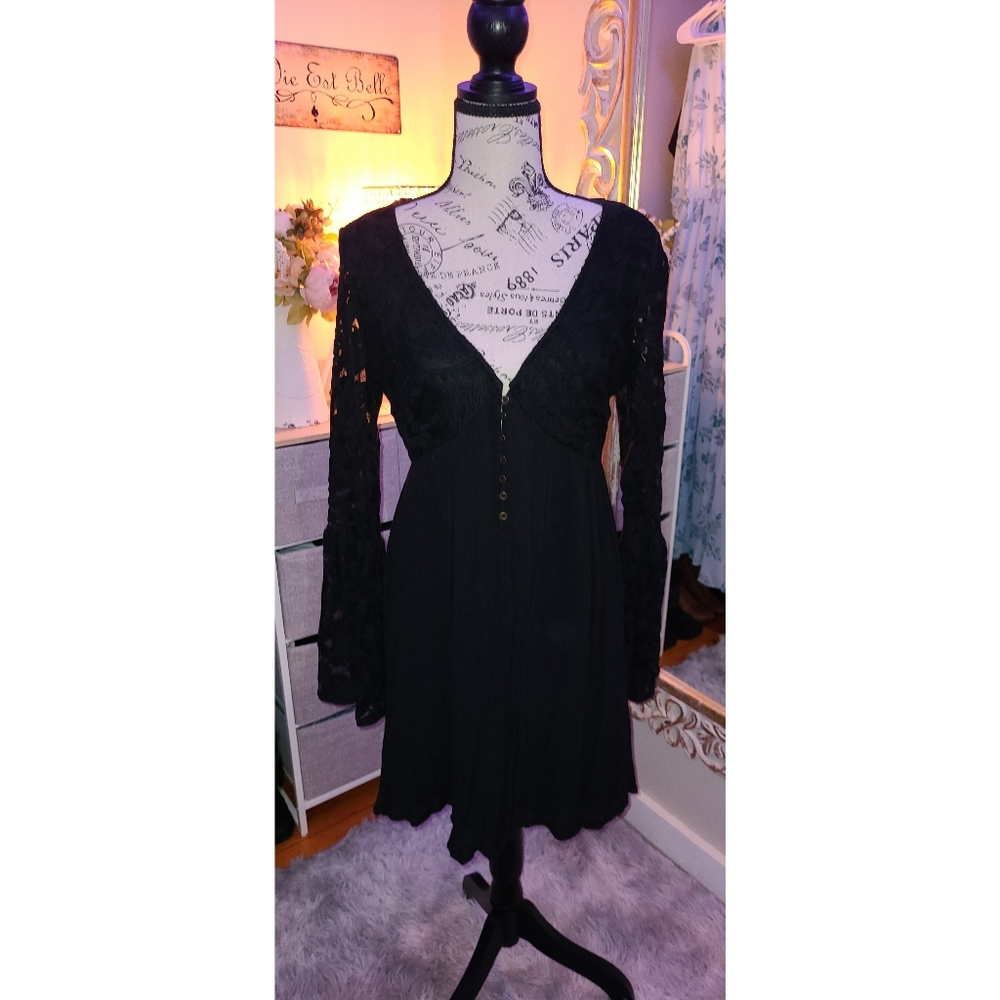Xhilaration Black Lace Sexy Dress